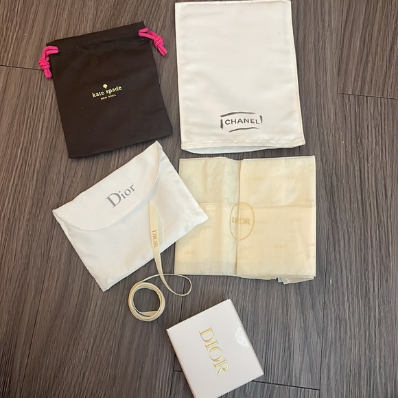 CHANEL Handbags - Chanel dust bag mini + Kate spade and Dior